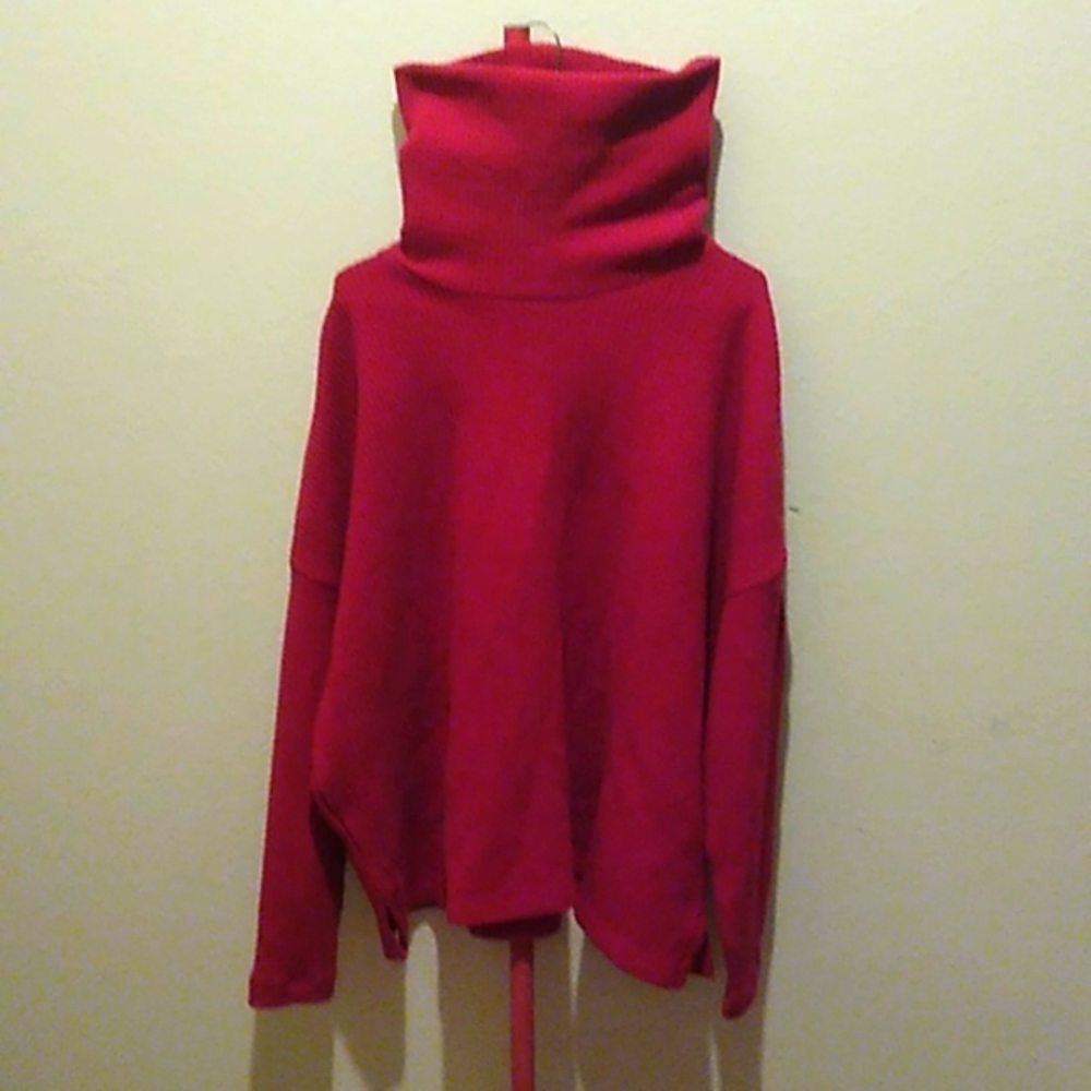 Old Navy red turtleneck sweater size medium